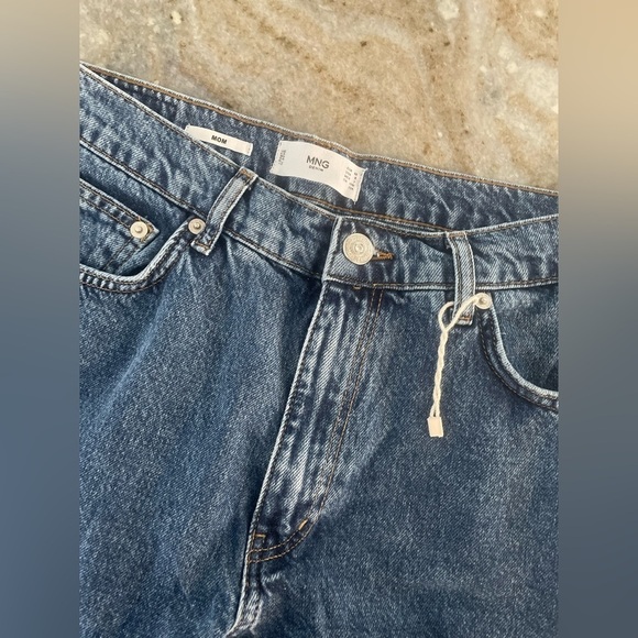 NEW Mango High Rise Mom Jeans Women Size 8 - Picture 2 of 9
